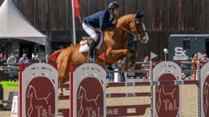 Napoleon van den Dael tijdens het BK voor 7-jarigen met Andre Reichmann