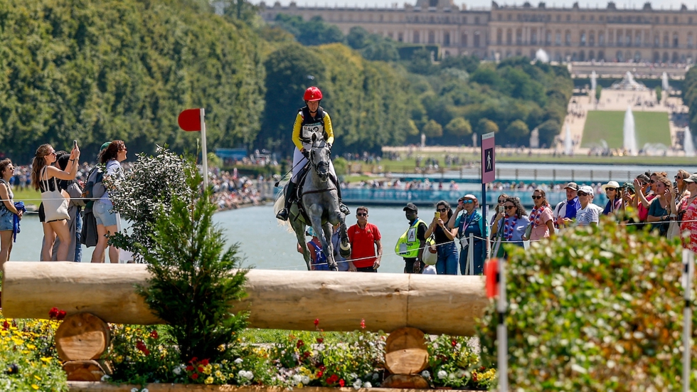 Tine Magnus tijdens de Olympische Spelen