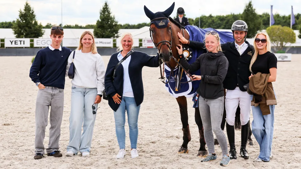 Roy Van Beek werd begin deze maand nog tweede in de CSIO3* GP van Kronenberg