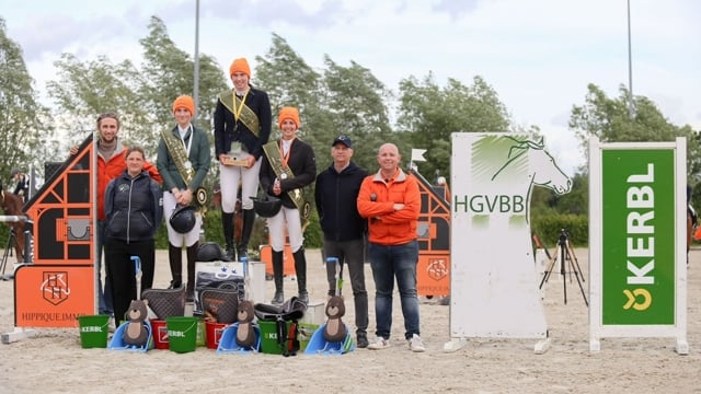 Podium U25 kampioenschap
