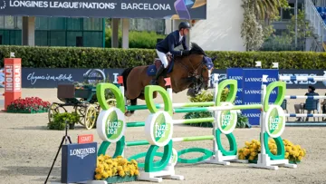 Ici à Barcelone, Ben Maher et Point Break ont brisé un plafond de verre aujourd'hui à Rotterdam.