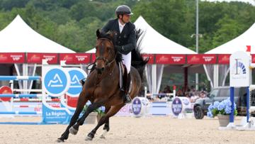 Julien Épaillard et Donatello d’Auge à l'assaut du Grand Prix 4* de Bourg-en-Bresse. 