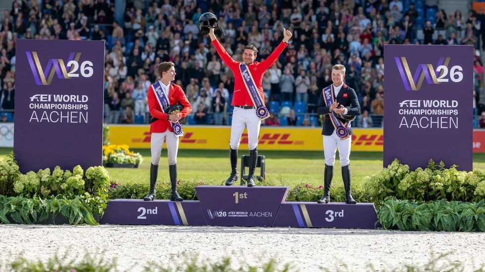 Thibeau Spits sprong twee foutloze omlopen in de grote finale vandaag