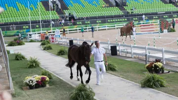 Karim et Entebbe de Hus ont déroulé une belle reprise cet après-midi à Deodoro.