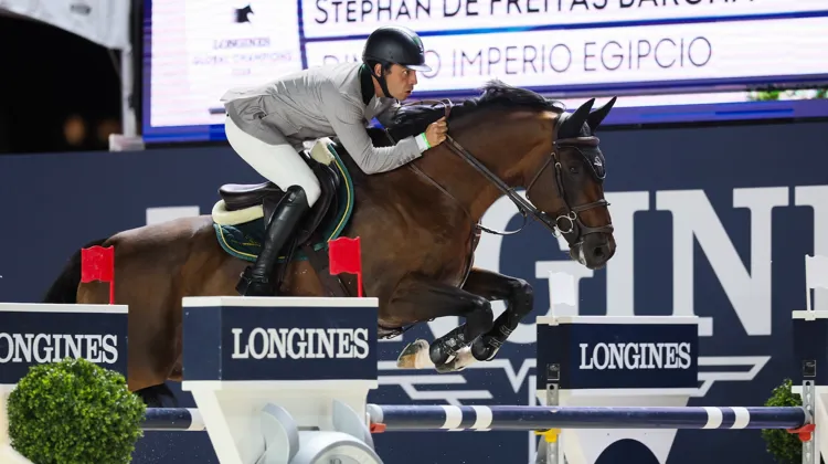 Stephan de Freitas Barcha et Dinozo Un Prince au Grand Prix 5* du Longines Global Champions Tour de Monaco.