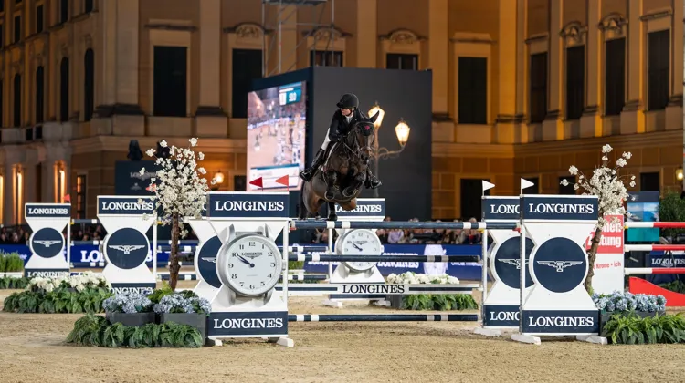 En selle sur Iron Dames Combella, Sophie Hinners a remporté le Grand Prix du Global Champions Tour de Vienne. 
