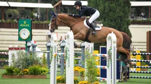  Emilie Conter in de top tien van het hoofdnummer op CSIO Rome