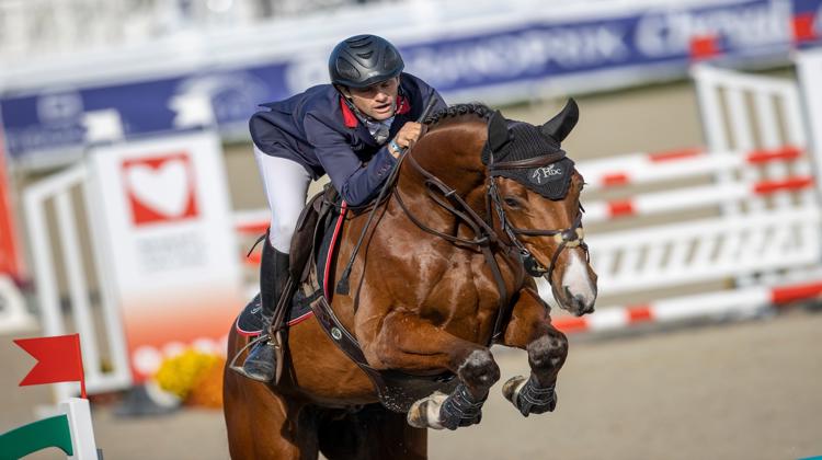 Nicolas Touzaint et Fibonacci De Lessac HDC lors du Mondial du Lion en 2021