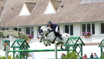 Croqsel de Blaignac et Aurélien Leroy, ici au CSIO 5* de La Baule, ont honoré leur troisième sélection en Coupe des nations. 