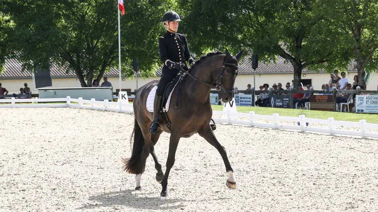Pauline Basquin et Sertorius de Rima*IFCE ont décroché leur deuxième titre national Pro Élite