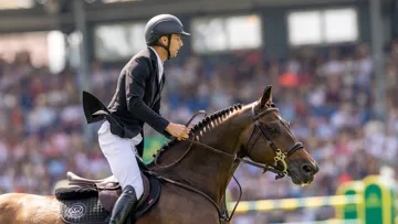l’Allemand Richard Vogel et son extraordinaire United Touch S, vainqueurs du dernier Grand Prix 5* d’Aix-la-Chapelle, et désormais prétendants au Grand Chelem Rolex, seront les grands favoris pour le titre mondial cet été.