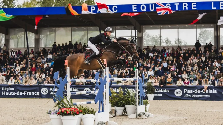 Robin van Thillo et My Jewel's Magic Touch lors de leur victoire au Touquet le mois passé