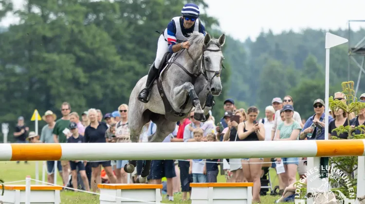 Benjamin Massié en selle sur Guess Star à Luhmühlen ce dimanche