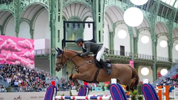Pour sa première venue sous la verrière du Grand Palais, Brazyl du Mezel s’est montré à l’aise. 