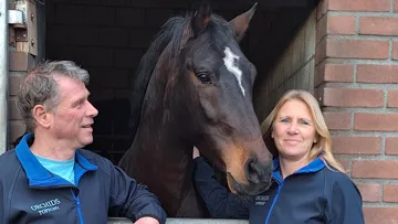 Carla et Paul van de Laar avec Kristall van Orchid’s.