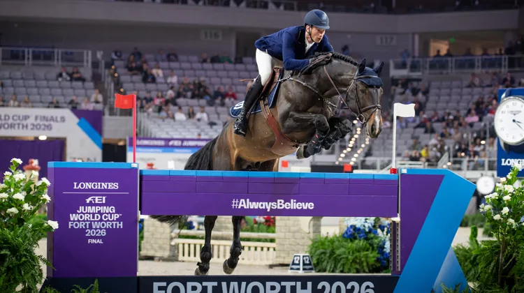 Rodrigo Pessoa salue la maîtrise et le sens du tracé de Daniel Deusser, deuxième de la Chasse avec Otello de Guldenboom.
