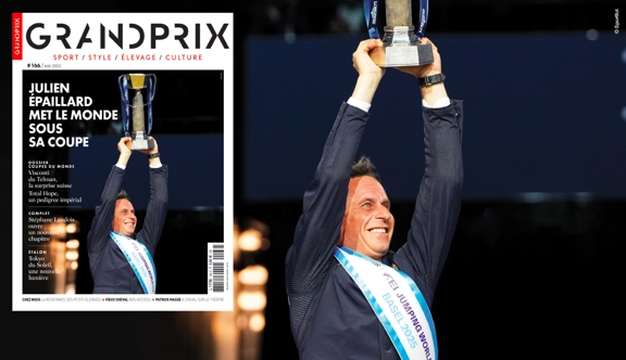 Julien Épaillard est en couverture du magazine GRANDPRIX n°166.