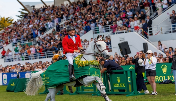 Kent Farrington et Greya, lauréats de l’édition 2024 du Grand Prix du CSIO 5* de La Baule. 