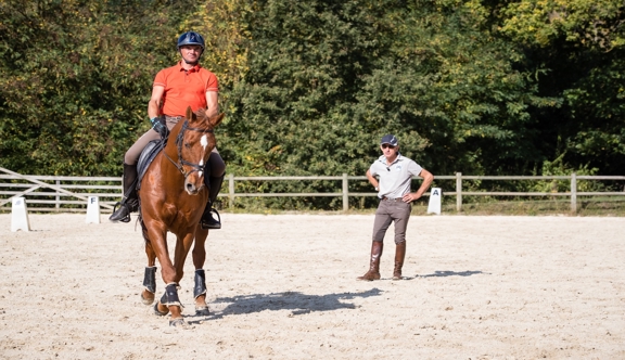 Jean-Luc Force, sélectionneur de l'équipe de France de complet.