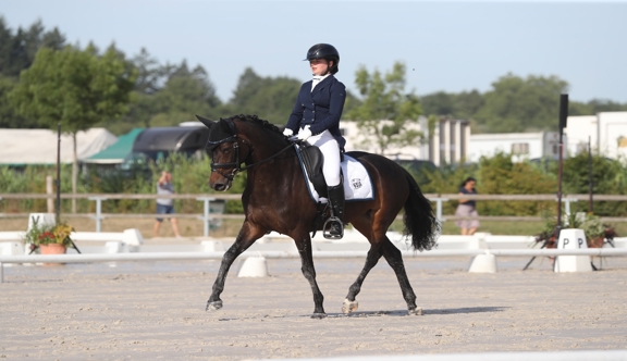 À Lamotte, la jeune Mathilde Martins a été sacrée Championne de France AS Élite de dressage.