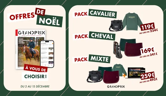 Les packs de Noël GRANDPRIX Magazine