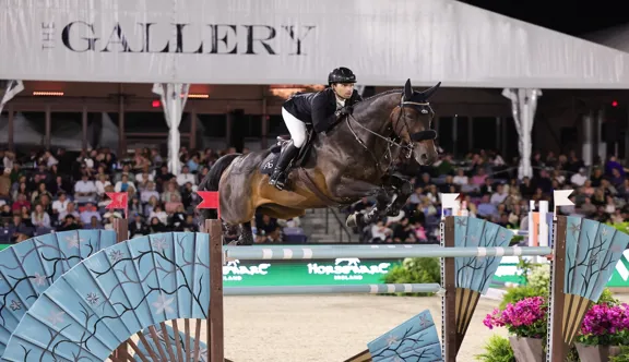 Ici à Wellington l'année dernière, Abdel Saïd a aujourd'hui devancé Sophie Hinners dans le Grand Prix de Charjah