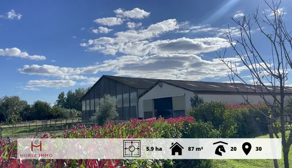 Situé à Nîmes, ce domaine équestre clé en main offre six hectares d’installations modernes et fonctionnelles.