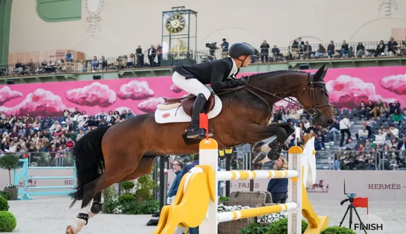 Mathieu Guéry et Time-Breaker S Z lors du Saut Hermès le 19 mars dernier