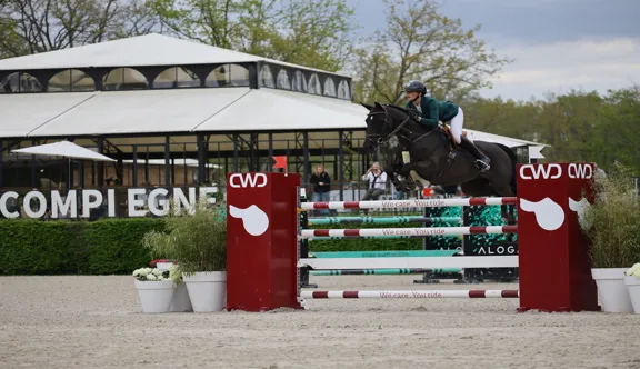 En selle sur Desterly, Tabitha Kyle a signé deux brillants parcours sans faute. 