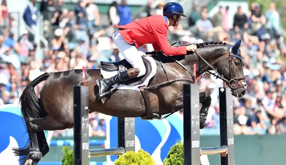 William Coleman a honoré sa première victoire en CCI 5* hier au Kentucky avec Diabolo.