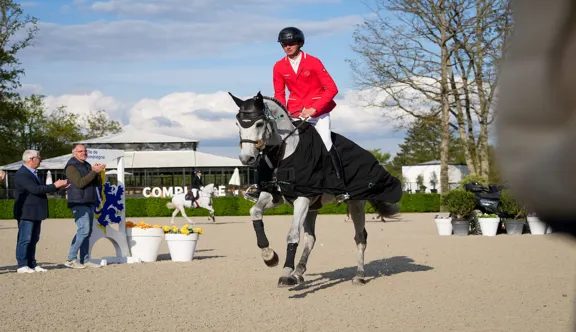 Il y a deux semaines, Gaëtan Joliat s'est classé deuxième de Grand Prix des Jeunes Cavaliers, à Compiègne