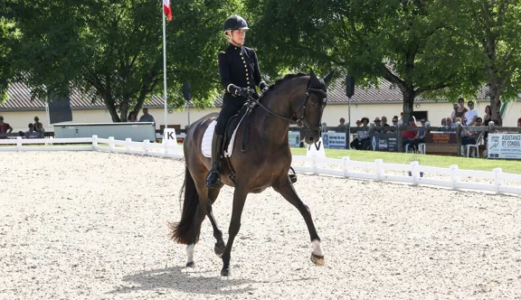 Pauline Basquin et Sertorius de Rima*IFCE ont décroché leur deuxième titre national Pro Élite