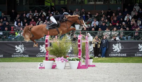 Édouard Chauvet et Zia Mia de la Bonn à Compiègne en avril dernier.