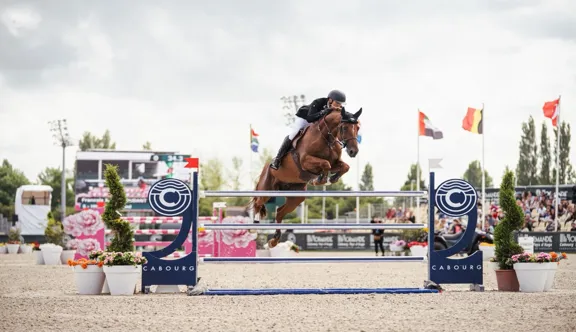 François Xavier Boudant et Hitot de Riverland ont remporté aujourd'hui le Grand Prix CWD de la Ville de Cabourg
