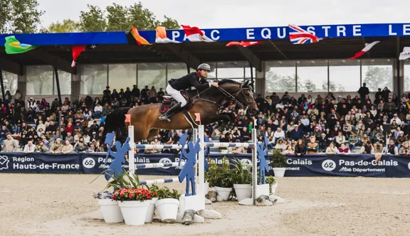 Robin van Thillo et My Jewel's Magic Touch lors de leur victoire au Touquet le mois passé