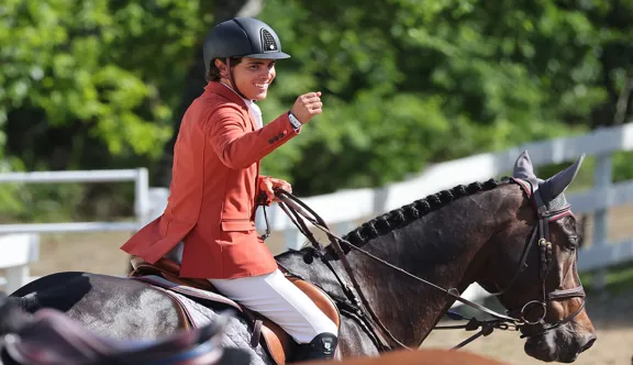 Juan Pablo Gaspar Albañez et Diareno Blue PS lors de leur victoire à Calgary hier.