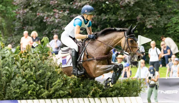 Aujourd'hui, Caroline Harris a pris les commandes du CCI 5*-L de Luhmühlen