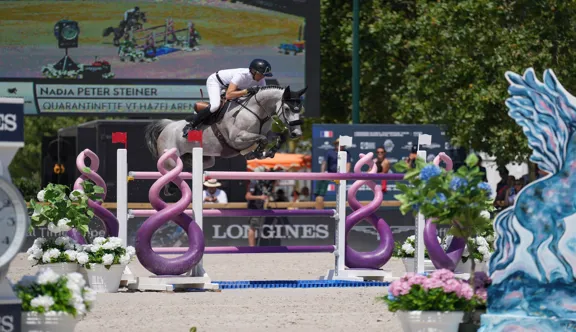Ici avec Quarantinette VT Hazelarenhoekje, Nadja Peter Steiner semble avoir renoncé aux Mondiaux d'Aix-la-Chapelle.