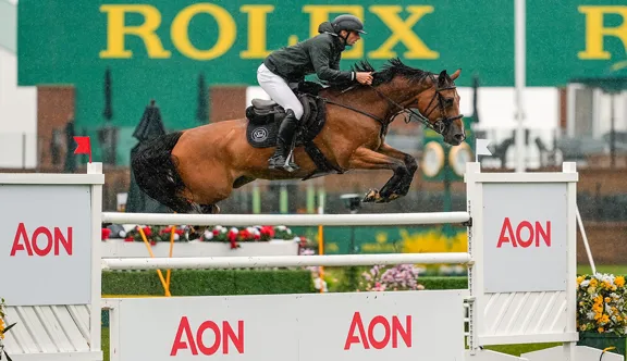 Richard Vogel et Gangster Montdesir remportent l’épreuve à 1,50m dans le Grand Prix 5* de Calgary.