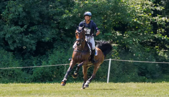 Arthur Duffort et Gueule de Rêve lors de la coupe des Nations à Strzegom
