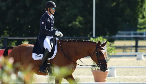 Sébastien Cavaillon et Elipso de la Vigne ont pris la tête de la manche du Grand National de Jardy