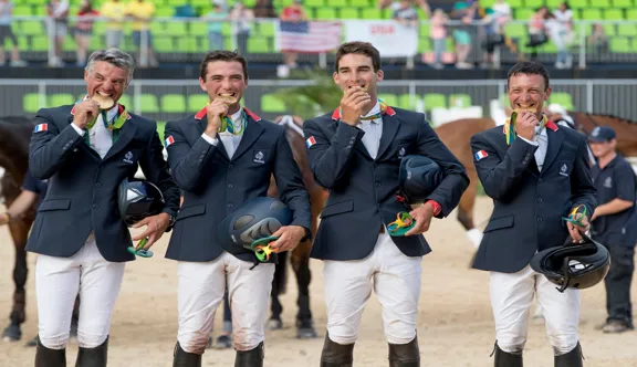 La France a été sacrée championne olympique de concours complet il y a dix ans.