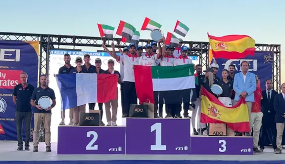  L’équipe de France a décroché la médaille d’argent aux championnats du monde d’endurance jeunes chevaux.
