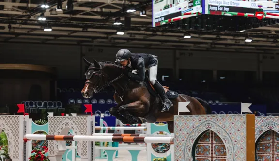 Santiago Diaz Ortega et Jump For Joy se sont imposés dans l'épreuve phare du jour au CSI 5* d'El Jadida.