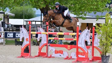 Evann Dilasser lors des Championnats des AS à Deauville ce week-end