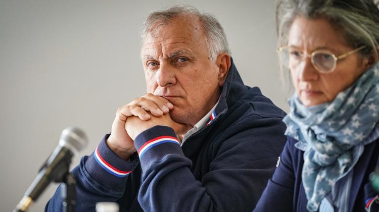 Jean Morel, sélectionneur de l'équipe de France de dressage. 