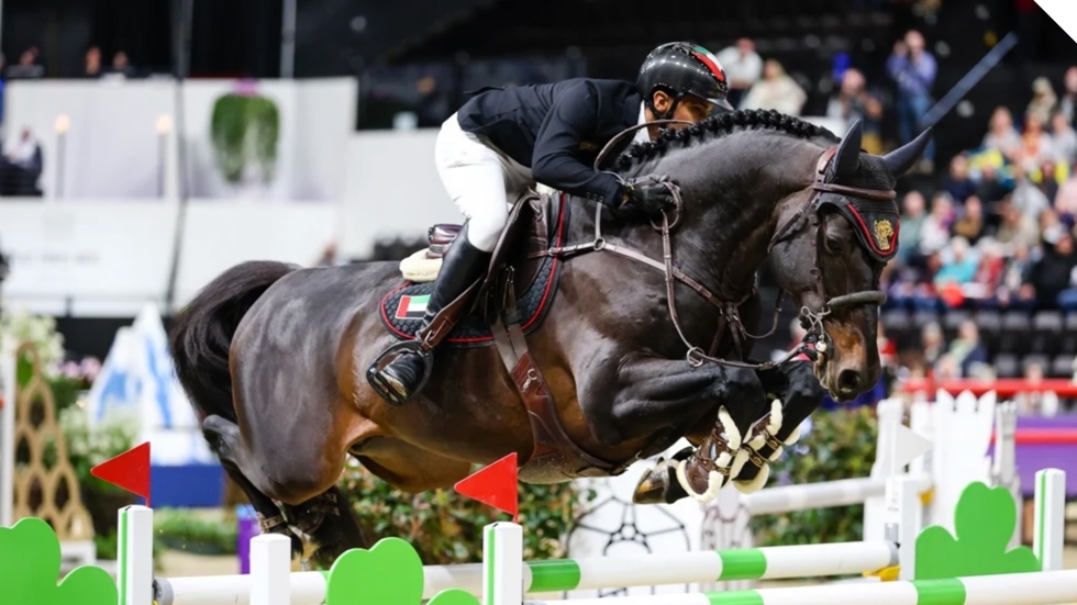 Met Enjoy de la Mûre, het paradepaardje van de fokkerij van Béatrice Drigeard Desgarniers, schittert Omar Al Marzooqi op het hoogste niveau.