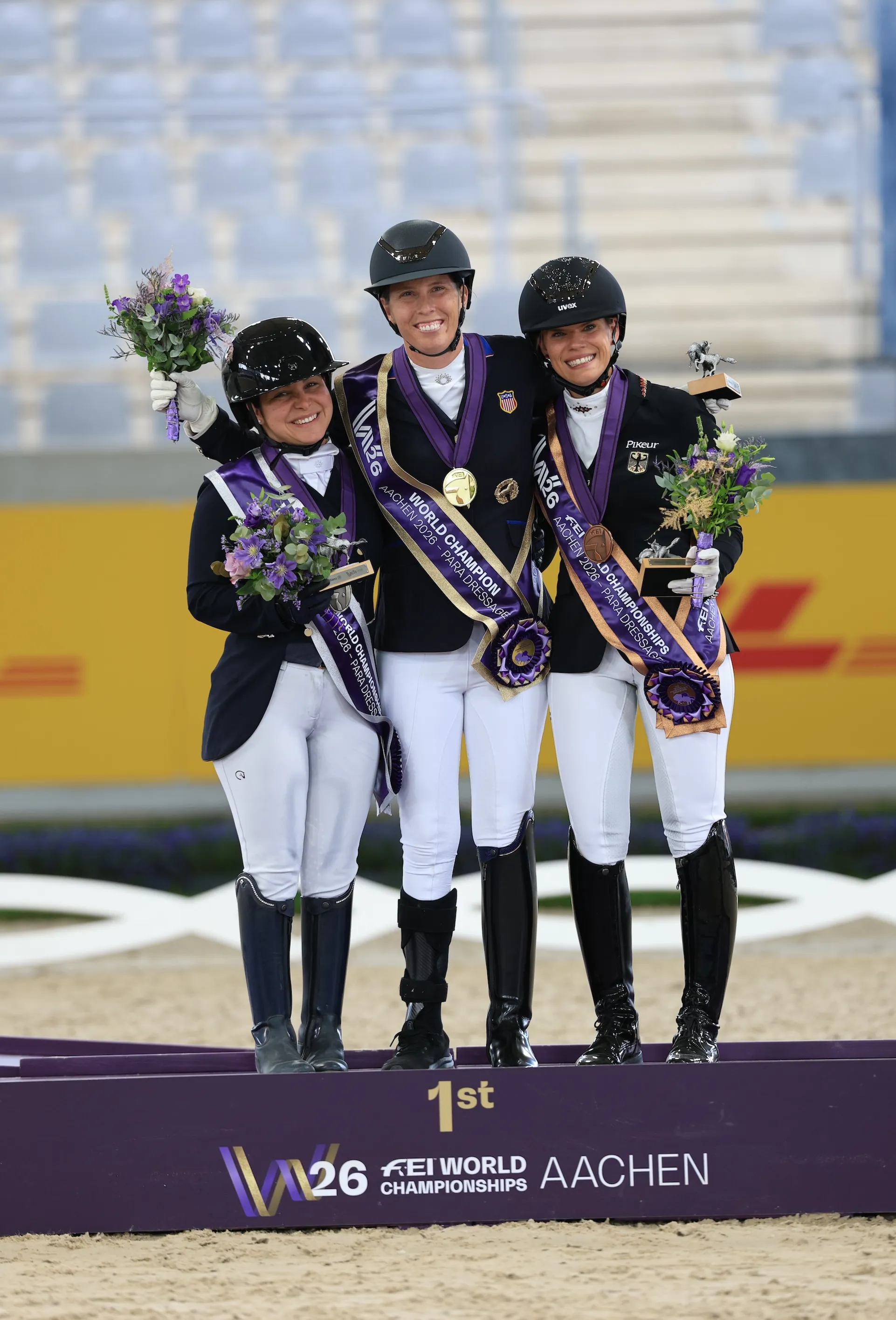 Alexia Pittier, vice-championne du monde avec Sultan 768