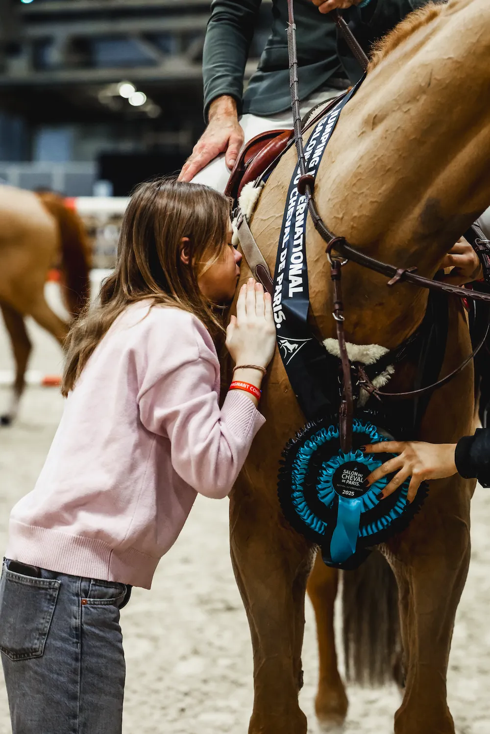 Comme à son habitude, François-Xavier Boudant a célébré sa victoire en famille. 