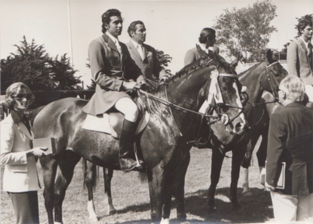 Victoire de Pierre Durand et Carrefour dans une épreuve du CSI de La Baule en 1976, devant Hubert Parot, l'Espagnol Luis Alvarez Cervera et l'Allemand Peter Weinberg, actuel entraineur de l'équipe belge.